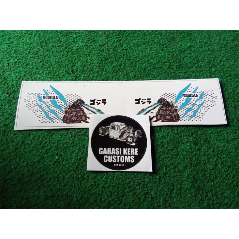 decal hotwheels godzilla team transport