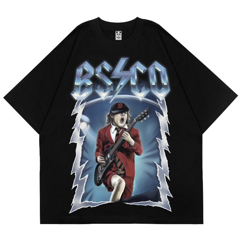 ORI T-SHIRT - KAOS OVERSIZE - ACDC - BILLIONSTARS - BOOTLEG VINTAGE - UNISEX