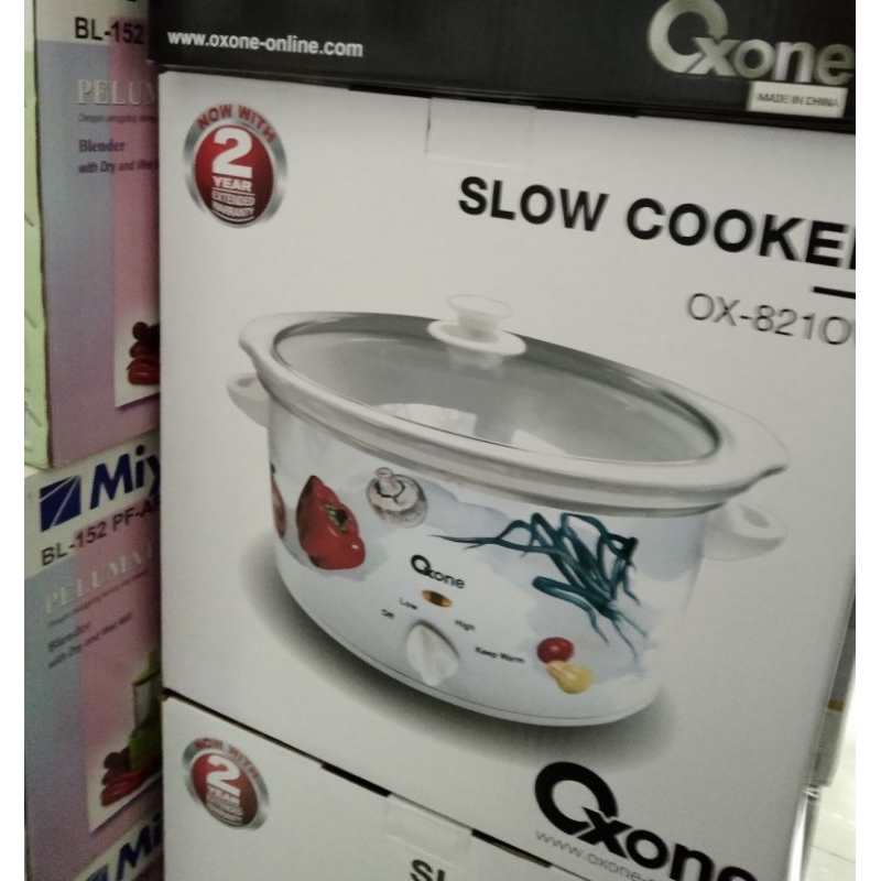 OXONE SLOW COOKER OX 8210V / SLOW COOKER OXONE OVAL 5 LITER