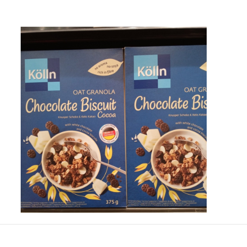 

Kolln Muesli Crunchy Chocolate Biscuit Cocoa 375gr