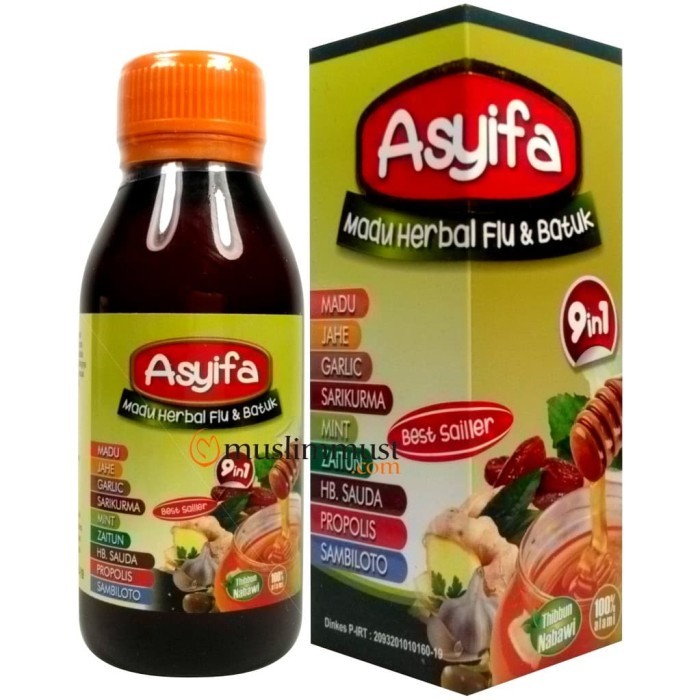 

ASYIFA MADU HERBAL FLU DAN BATUK / BATUK PILEK 175GR / 9IN1 MADU BATUK