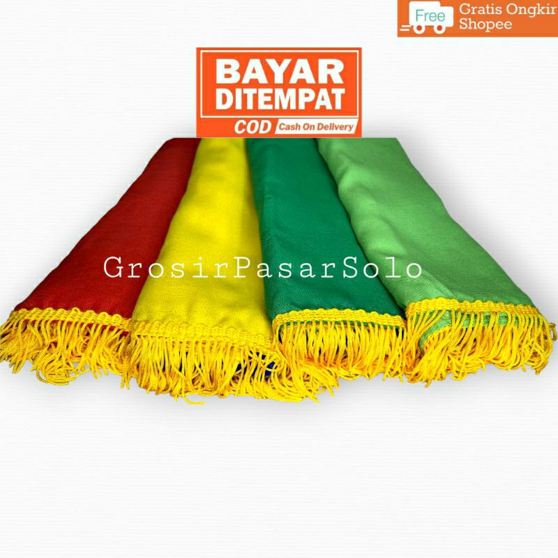 Sampur Tari Remo Gandrung Banyuwangi Selendang Gombyok Rumbai Renda