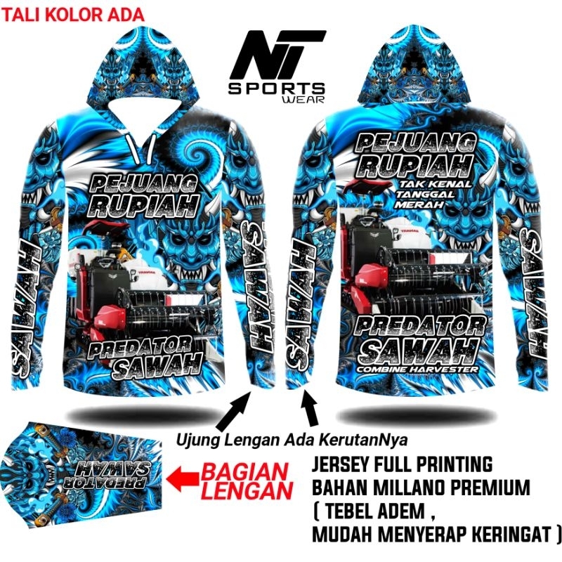 JERSEY TERBARU - JERSEY FULL PRINTING - KAOS COMBINE HARVESTER
