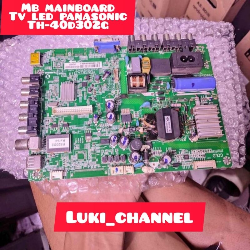 MB MAINBOARD TV LED PANASONIC TH-40D302G 40D302G 40D302