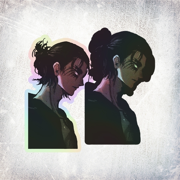 

STICKER HOLOGRAM ANIME EREN YEAGER ATTACK ON TITAN (SHINGEKI NO KYOJIN)