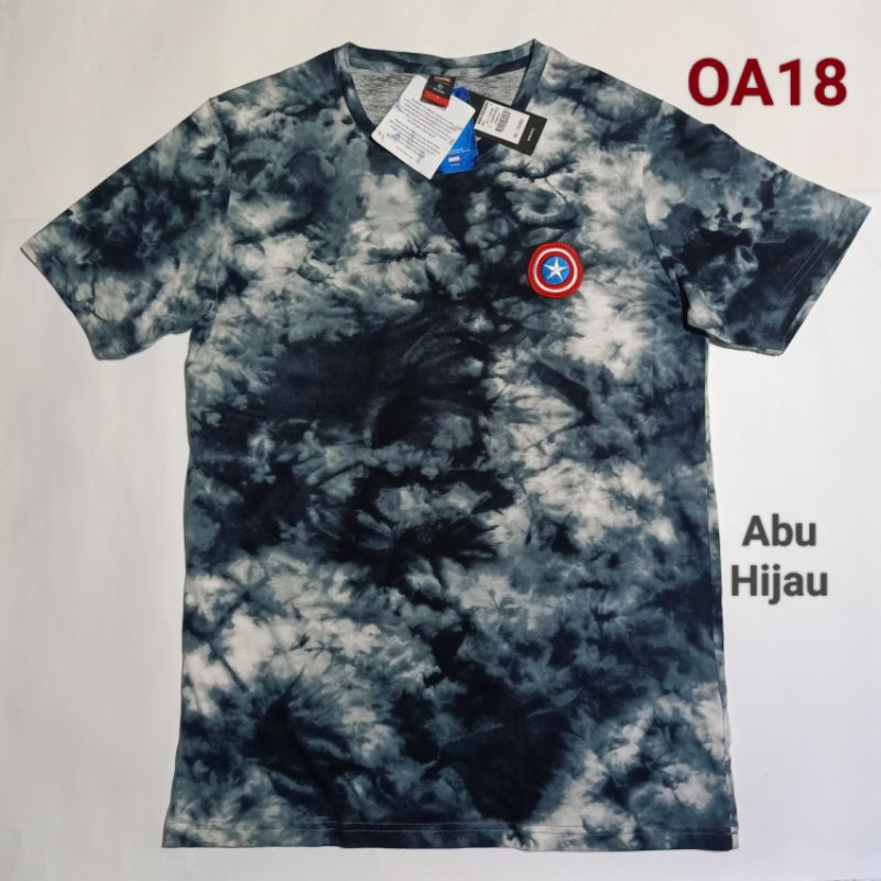 Kaos T Shirt Cowok Merek Marvel x Nevada Branded Matahari Original