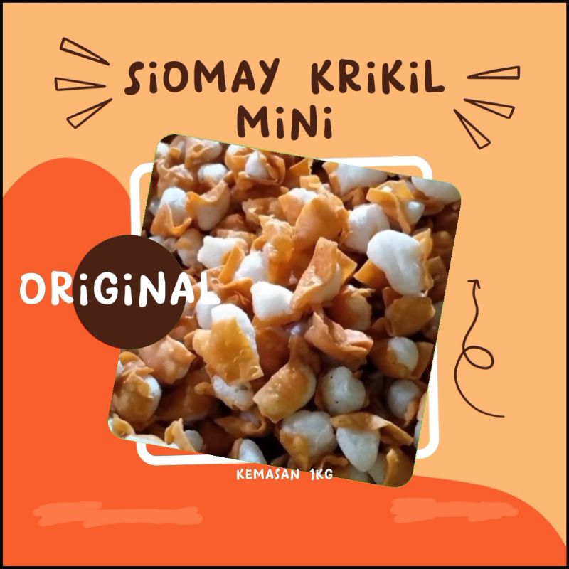 

Siomay kering mini original 1kg / Siomay kerikil original 1kg