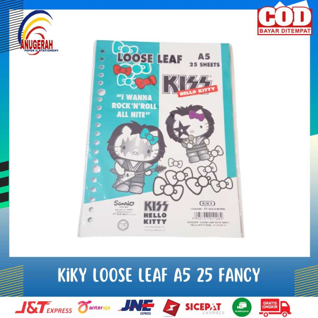 LOOSE LEAF A5-25 FANCY KIKY 624322 (PCS)