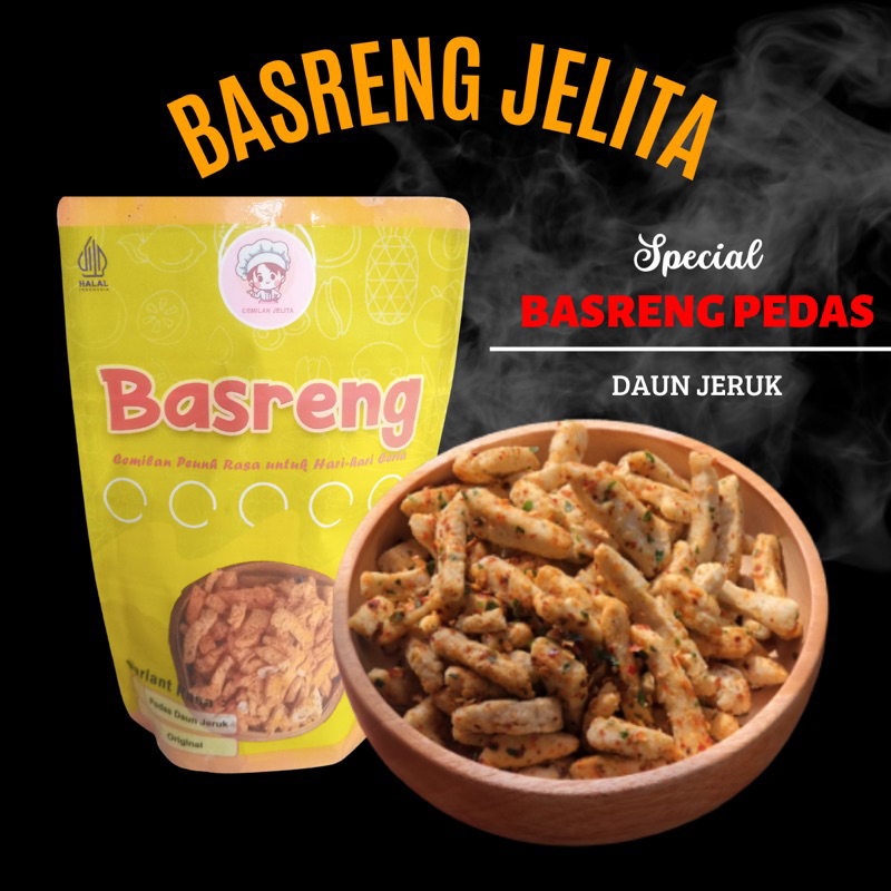 

Basreng Pedas daun jeruk premium
