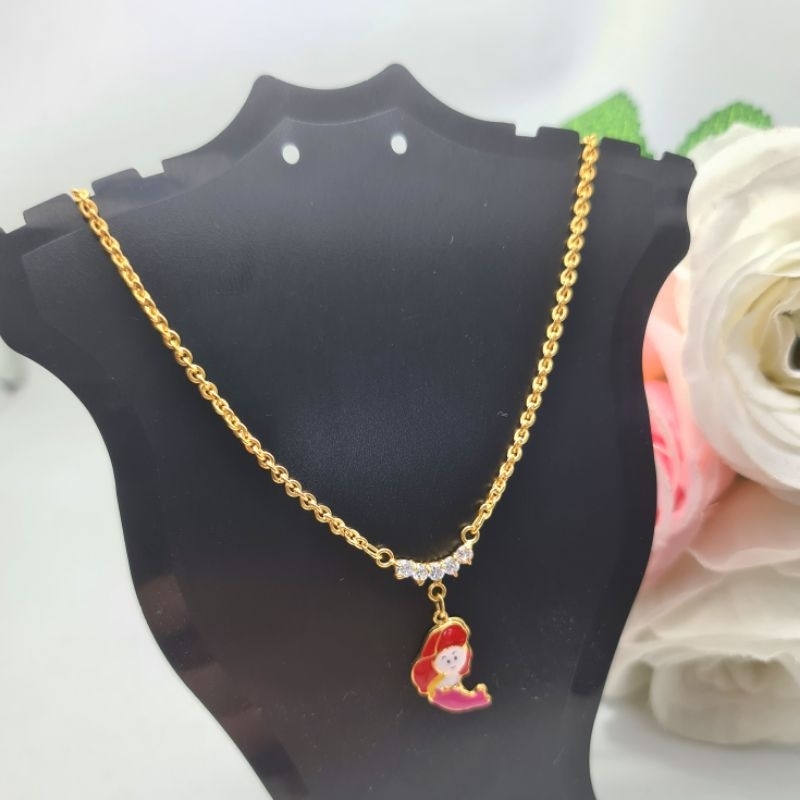 Kalung Mermaid Anak Anak 3 Gram Emas Muda