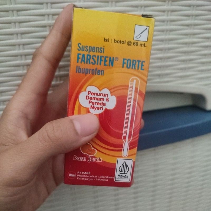 Farsifen Ibuprofen sirup rasa jeruk 60ml