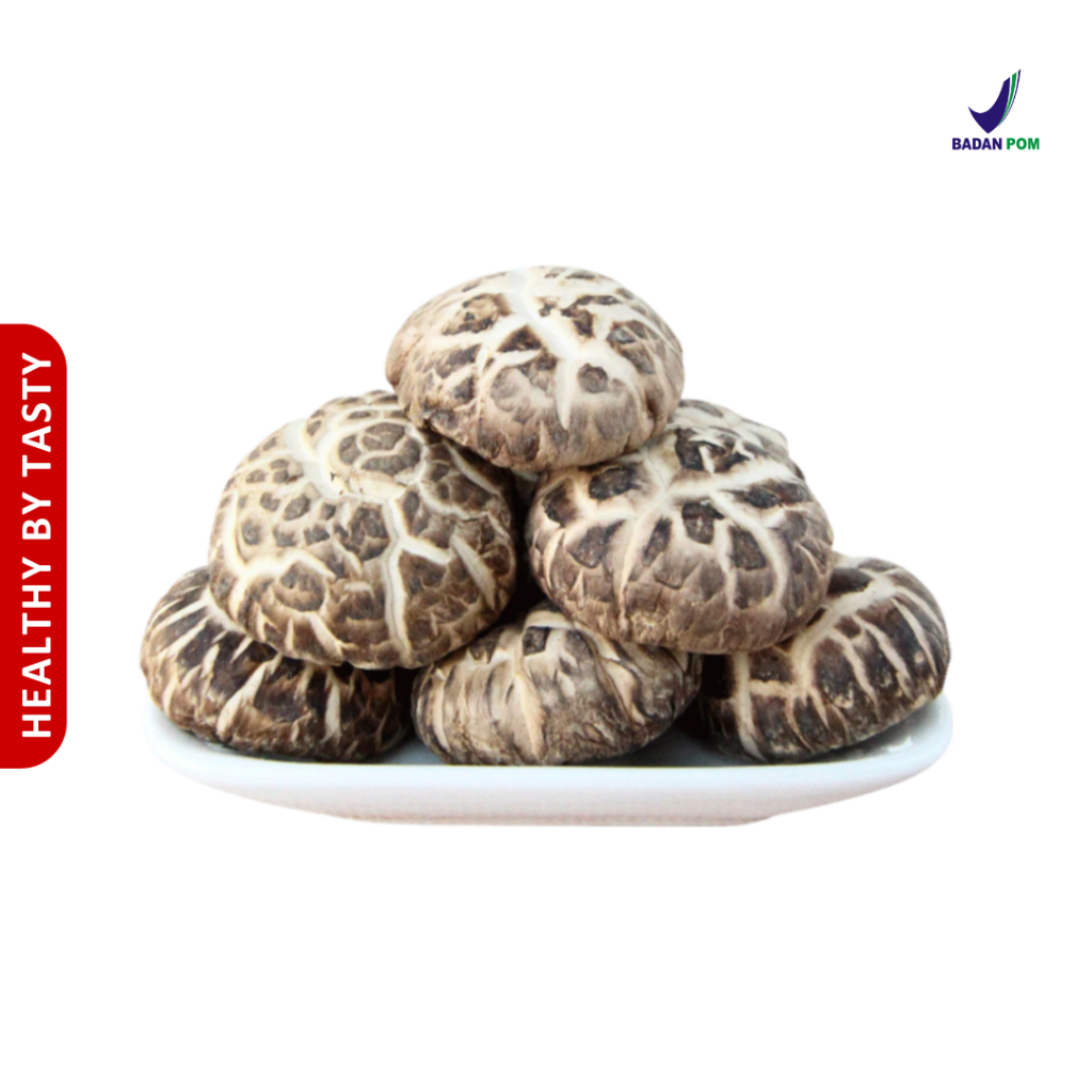 

Jamur Shitake Hioko Xiang Dried Gu Shitake Mushroom Jamur Shitake Kering 500gr