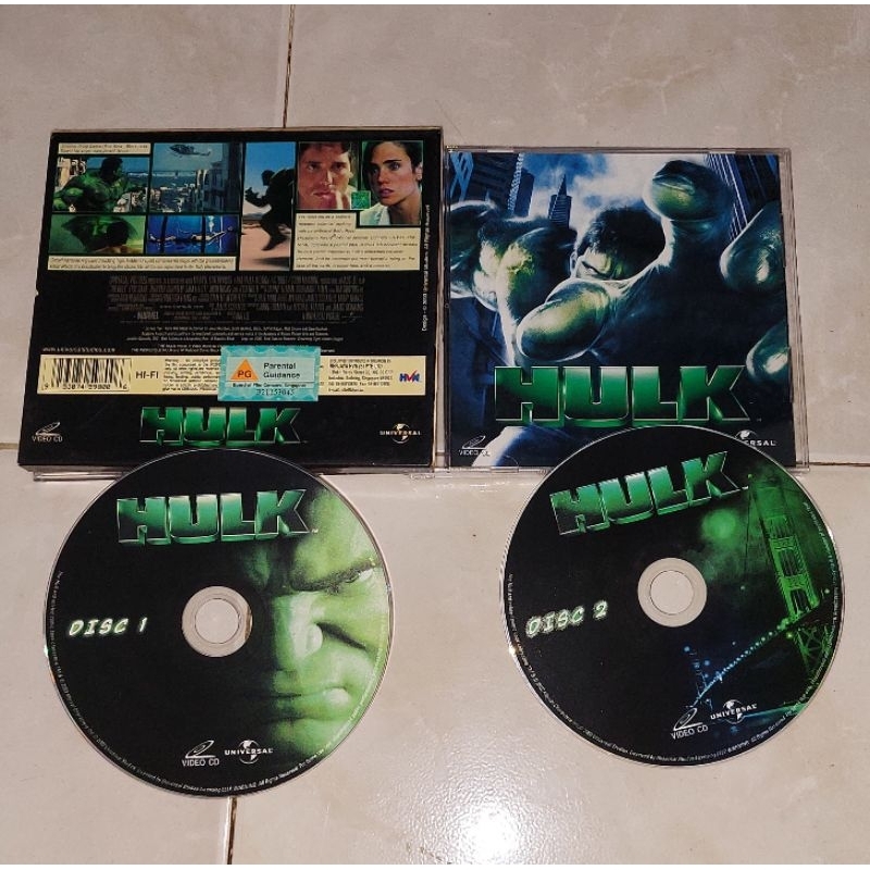 vcd barat original HULK ( 2001 - 2 Disc )