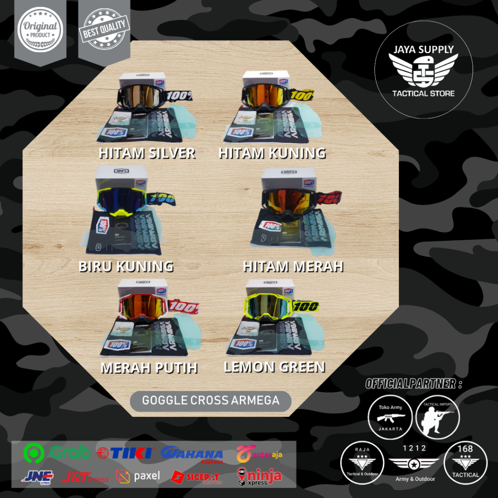 Kacamata Goggle Cross Armega Kacamata Motor Trail
