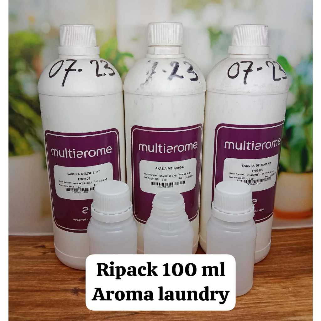 BIBIT PARFUM MURNI 100 ML  ( aroma aroma laundry )