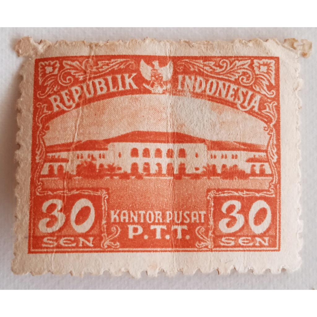 

Perangko Indonesia 30 Sen Tahun 1953 Bandung Post Office