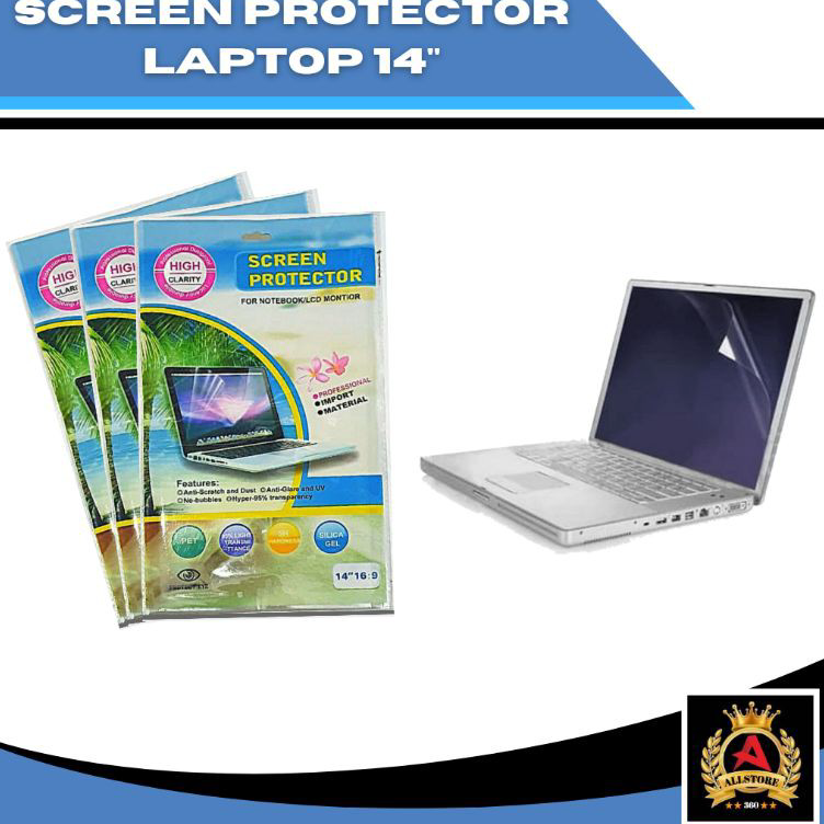 ➚➹✲ SCREEN PROTECTOR LAPTOP 14 '' / ANTI GORES LAPTOP 14 INCH / LCD PROTECTOR 14 INCH . L5
