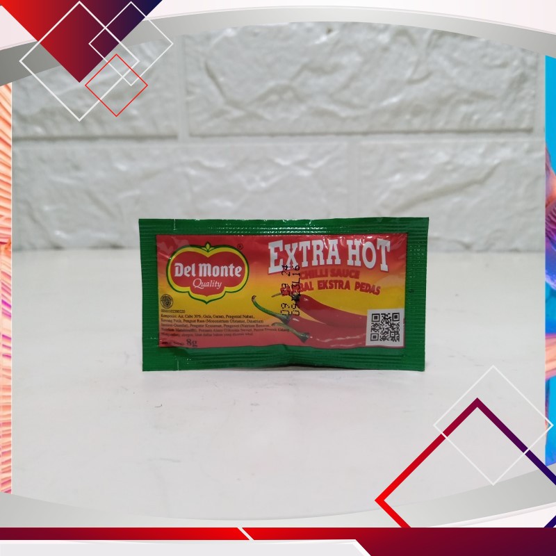 

Del Monte Extra Hot Sambal Extra Pedas 8gr.