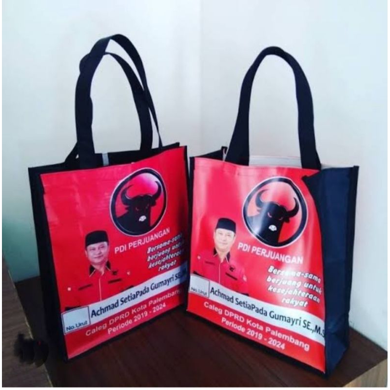 

tas spunbond caleg/goodiebag caleg, capres