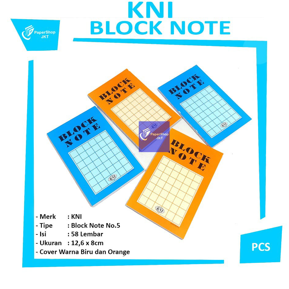 

➟➬✢ Block Note 1 Pak isi 10 Buku