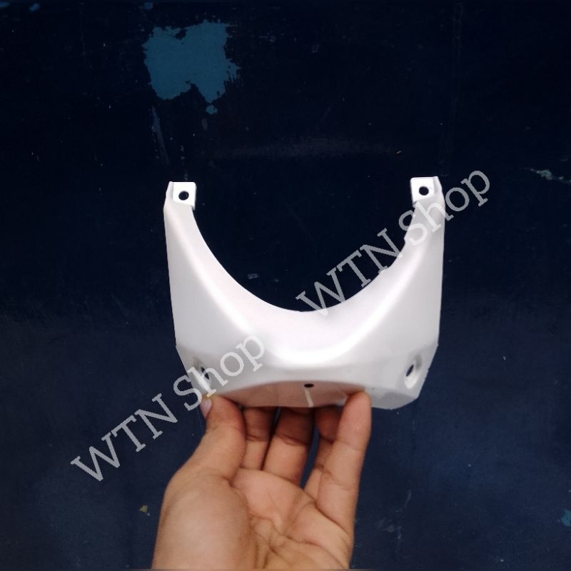 spoiler supra x 125 lama cover mesin sambungan sayap bawah supra x 125 lama old putih