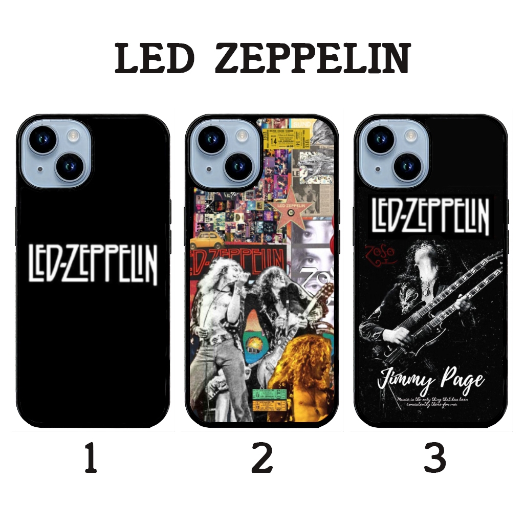 LED ZEPPELIN - Softcase Glossy (BERGARANSI) Iphone samsung xiaomi redmi oppo vivo realme (Case Casin