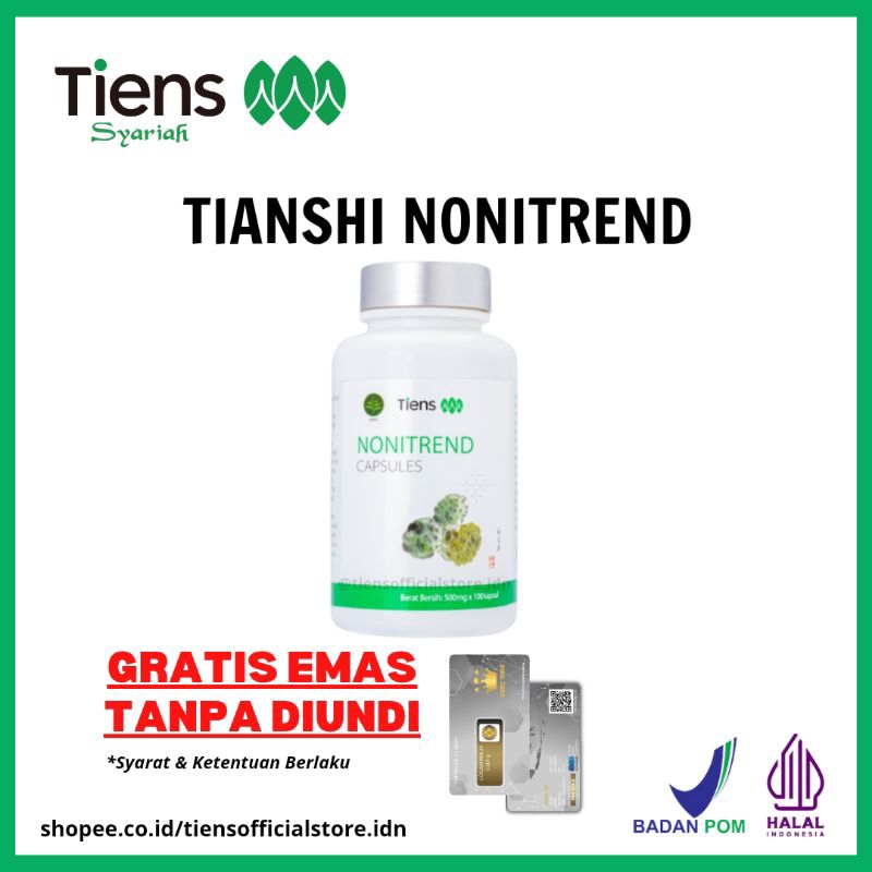 TIANSHI NONITREND CAPSULES TIENS - MENURUNKAN DARAH TINGGI - ASLI ORIGINAL TIENS