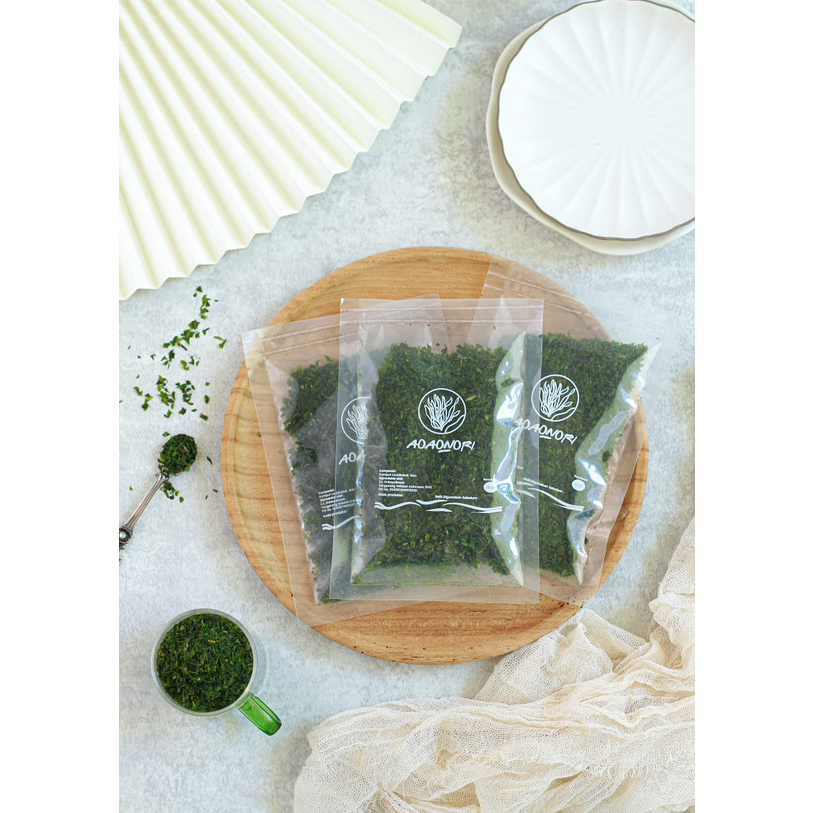 

Kirim Sekarang Rumput Laut Kering (Aonori) kemasan 10 gr ←➲❊✩