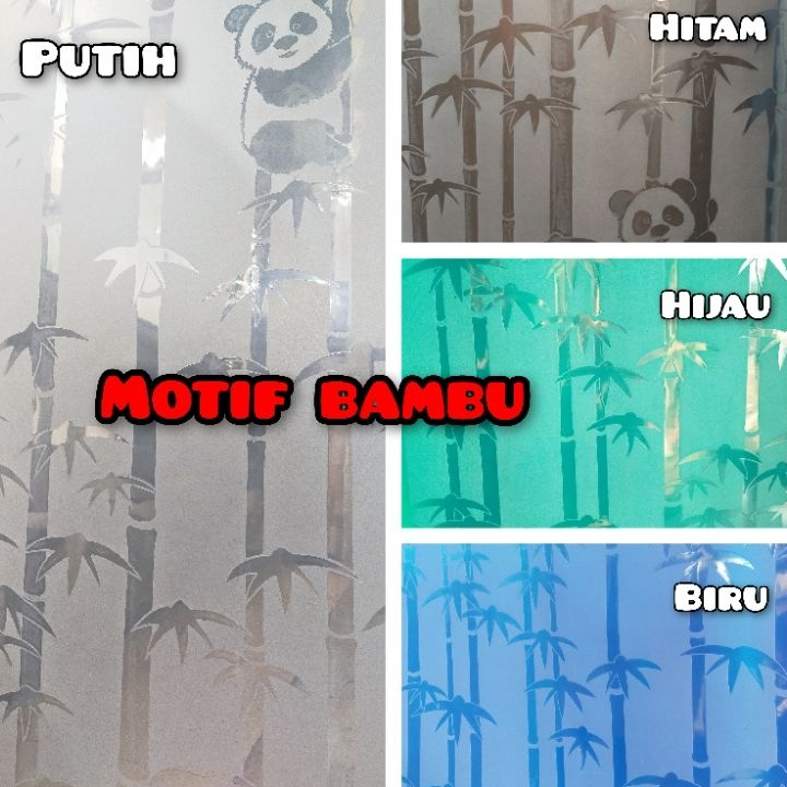 Ready Fiber pagar plastik penutup pagar motif Bambu Lite