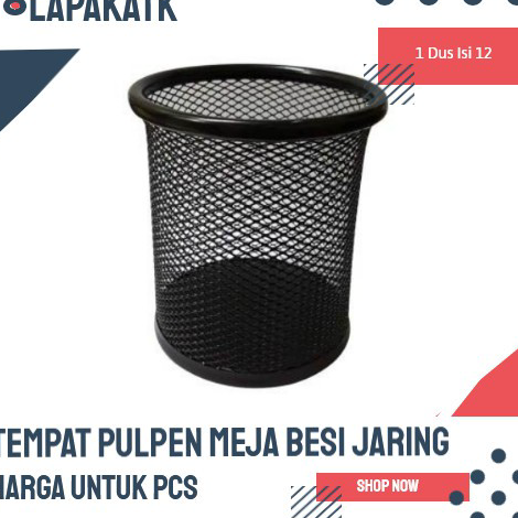 

Ready Tempat Pulpen meja besi jaring