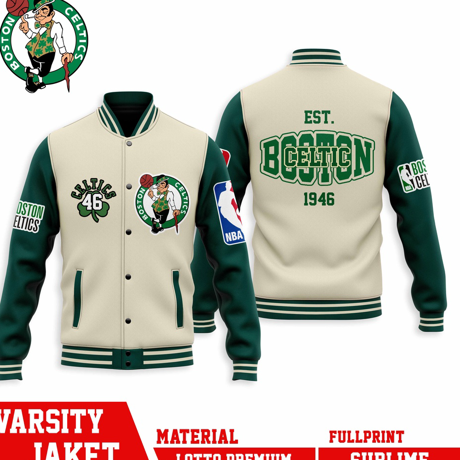 Laris VARSITY JACKET TEAM  BASKETBALL SERIES CELTICS 46 BOSTON ➻➶✱✼