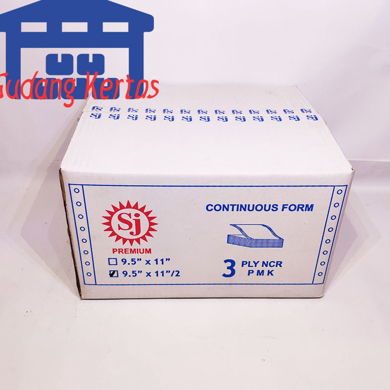 

➪➽✳✧ SJ Premium Continuous Form 9.5" x 11/2" 3 Ply NCR - PRS BAGI 2