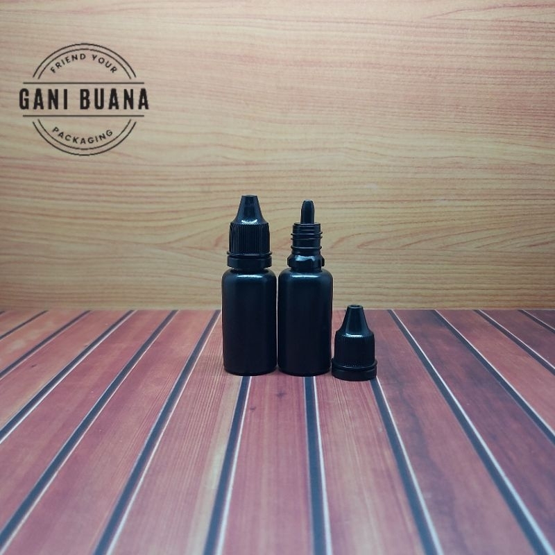 BOTOL TETES 15ML SEGEL SLIM HITAM/BOTOL TETES 15ML TINGGI JYT