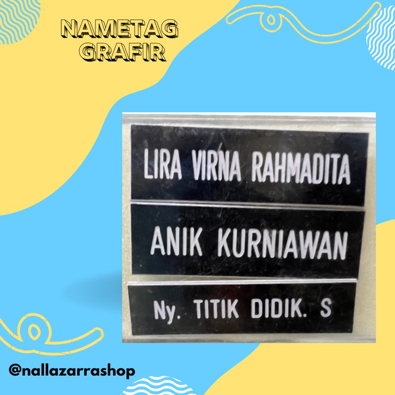 

NAMETAG/NAMA DADA (Ny/NY) ISTRI TNI/POLRI KUALITAS ⭐️⭐️⭐️⭐️⭐️