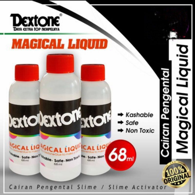 Slime Activator Dextone Cairan Pengawet Slime Liquid Pengental Lem Act