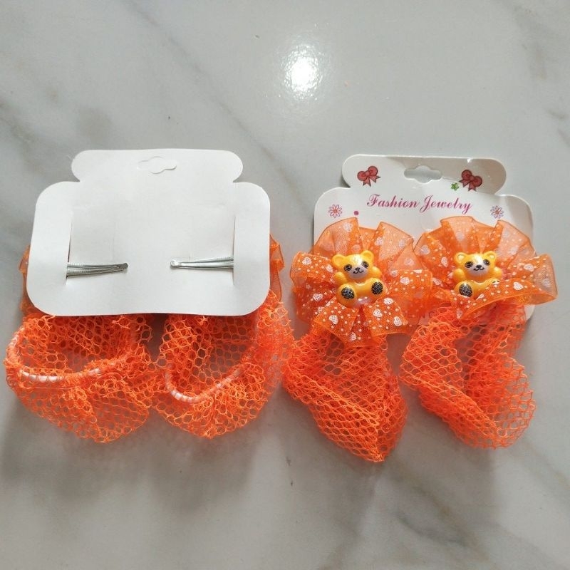 Jepit rambut/jepit rambut pasangan anak motif harnet isi 24 pcs