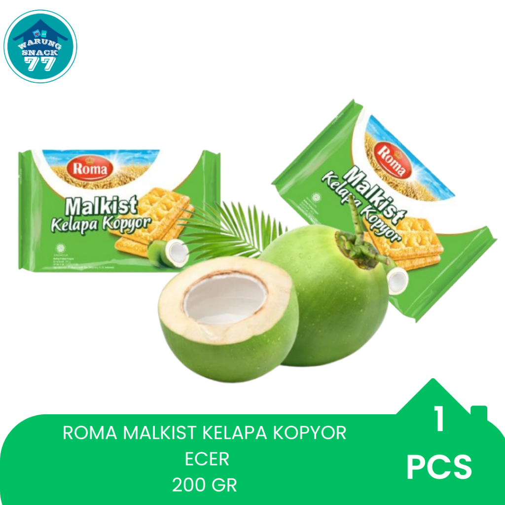 

ROMA MALKIST KELAPA KOPYOR 200 GR ECER