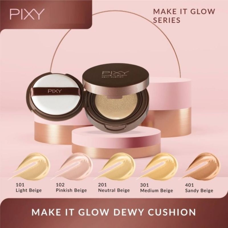 PIXY - Pixy - pixy - PIXY Pixy MAKE IT GLOW DEWY CUSHION (15gr) - PIXY Make It Glow Dewy Cushion (15
