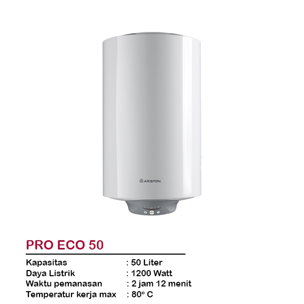 WATER HEATER (PEMANAS AIR) LISTRIK ARISTON - PRO1 ECO 50 LITER