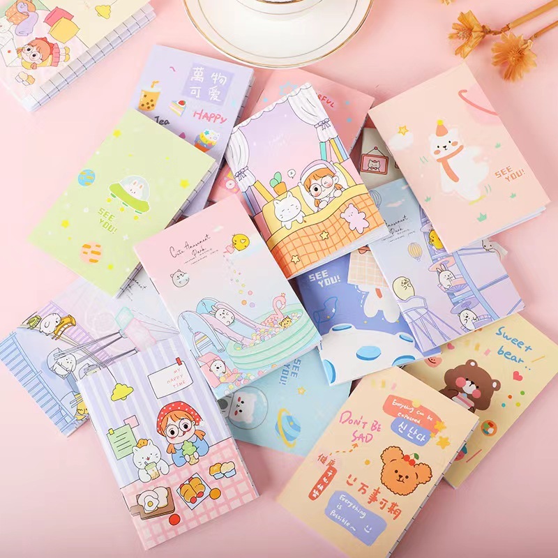 

BUKU TULIS MINI MOTIF KARTUN/ NOTEBOOK MINI CARTOON/ BUKU MINI