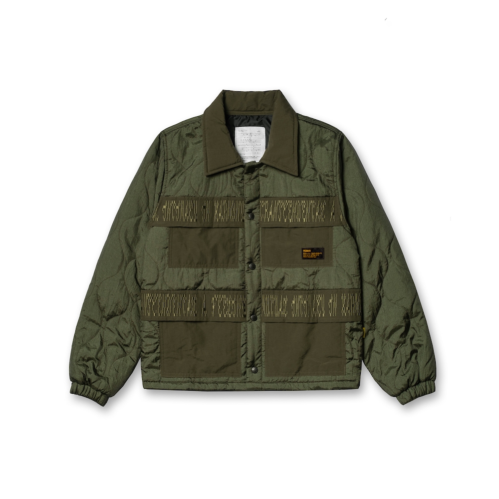 Vearst Jaket Puffer Quilted Figuro Olive