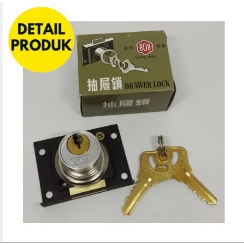 Kunci Lemari Dan Laci Pakaian Kayu 808 TBA704