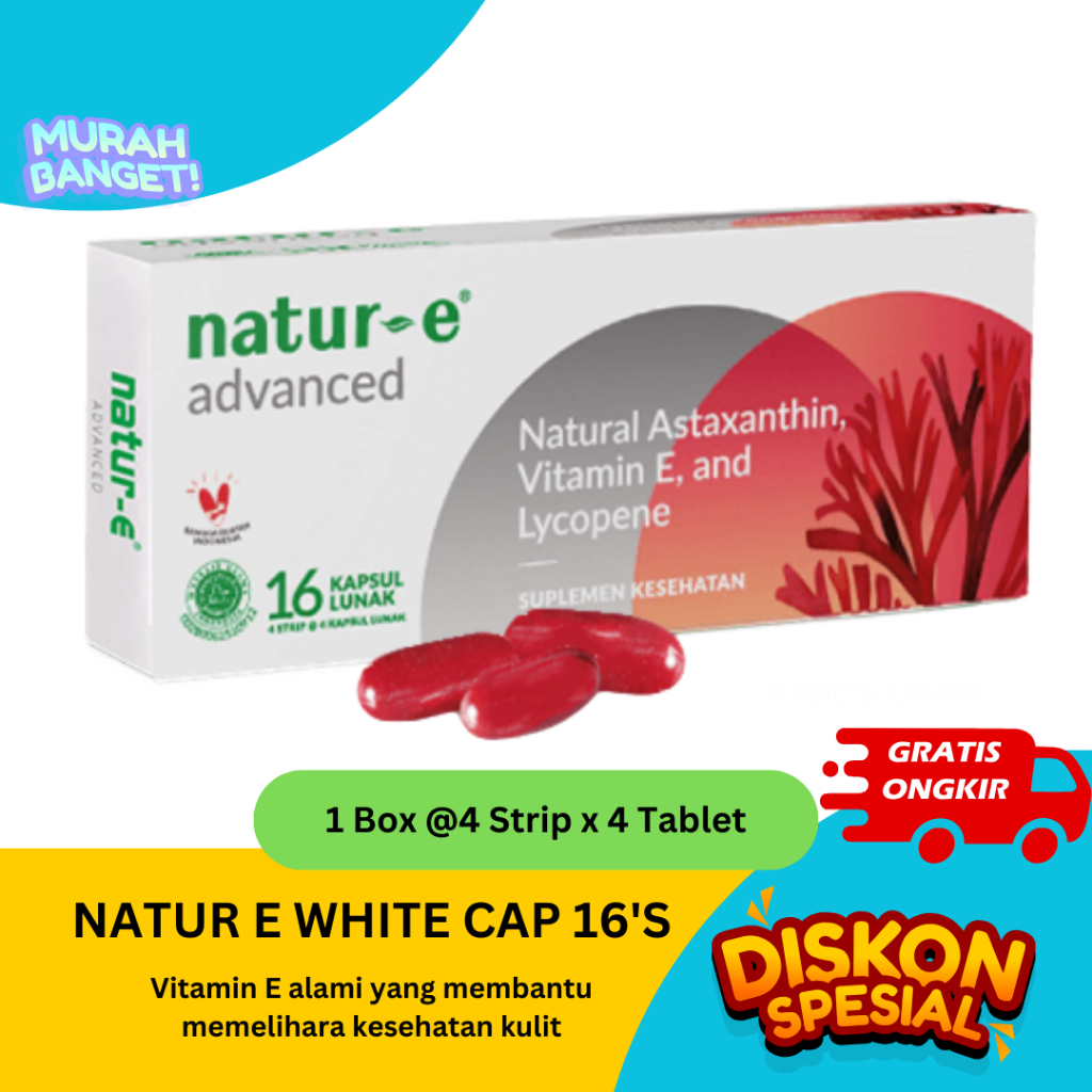 Natur E Advanced Vitamin Kesehatan Kulit 16 Kapsul