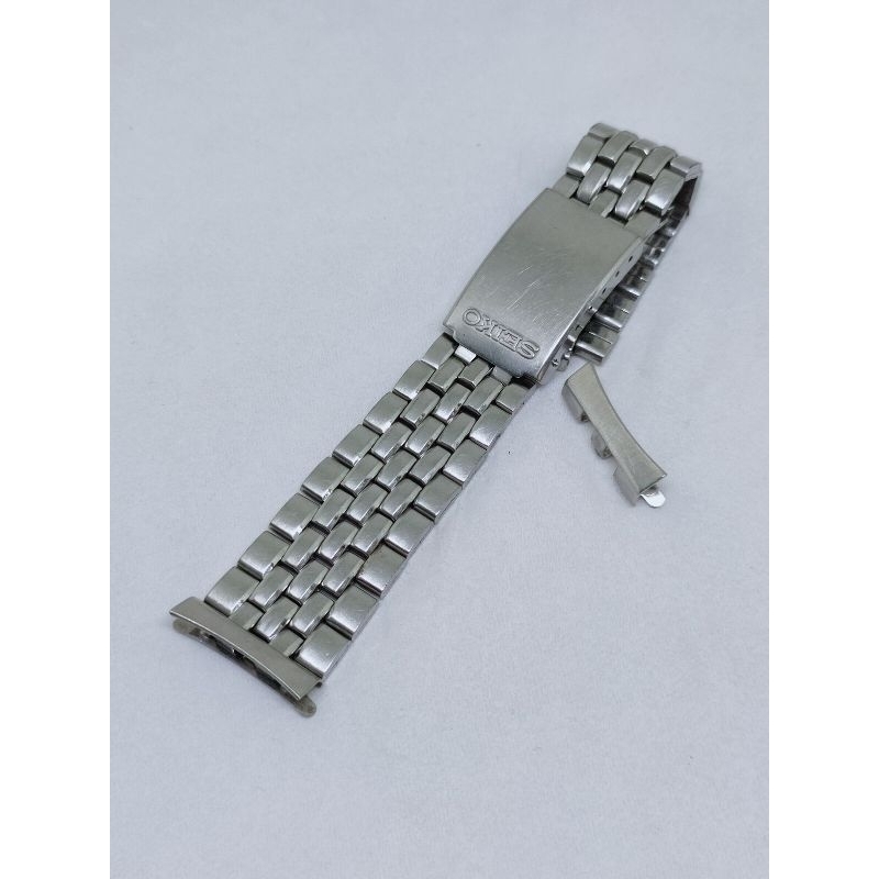 Seiko chronograph 20mm panda 6138 rantai jam tangan antik ori arloji japan chrono 6139 vintage bracelet watch