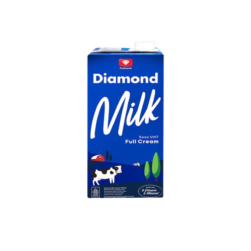 

Diamond Milk Susu UHT 1 liter full cream