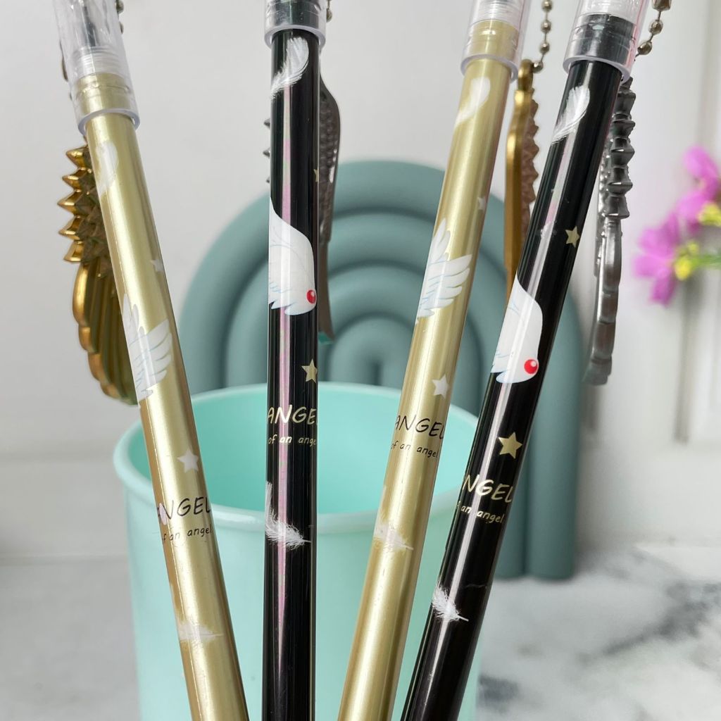 

PULPEN GANTUNGAN SAYAP ANGEL PG-1044 pen sayap malaikat pena bolpen atk sekolah COD