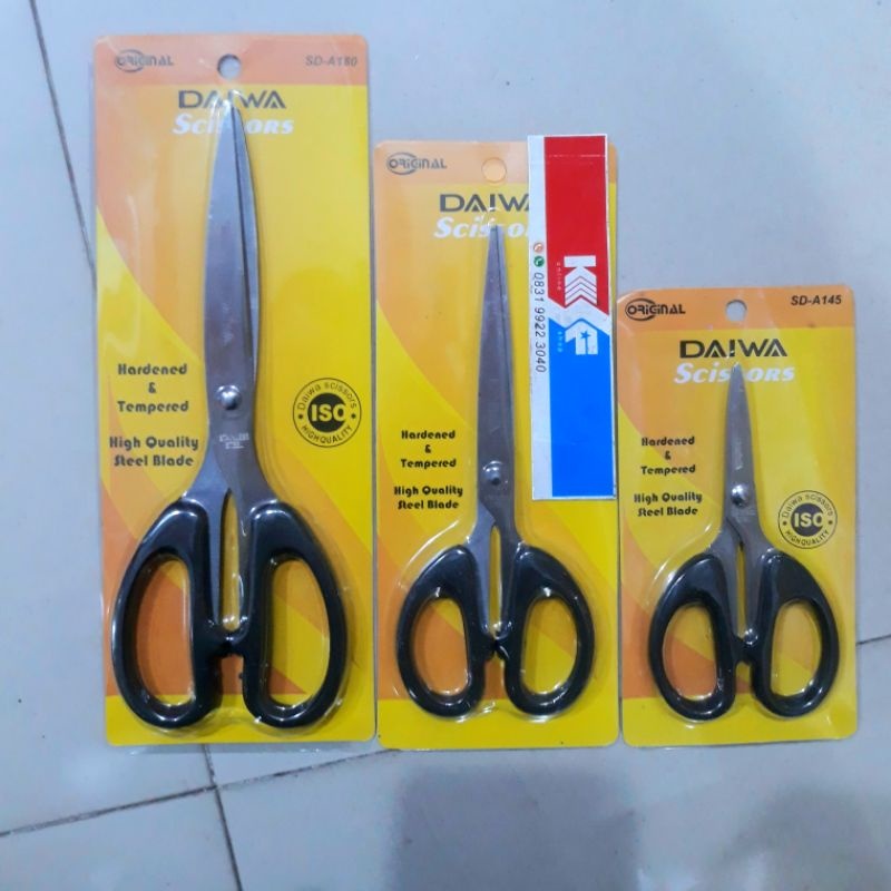 

Gunting Kertas Besar Sedang Kecil 12 cm 16 cm 20 cm Gunting DAIWA Stainless Steel Tajam