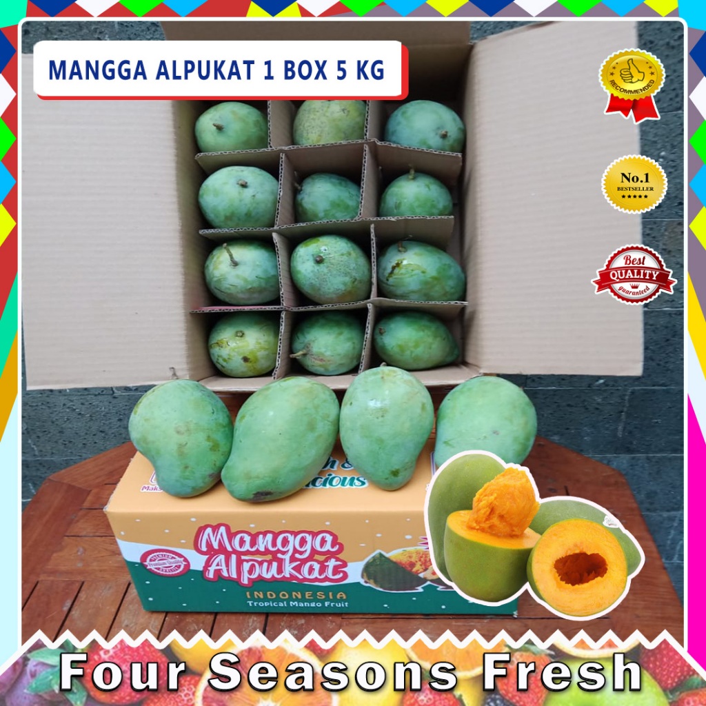 MANGGA ALPUKAT 1 DUS MANIS MASAK POHON ORIGINAL