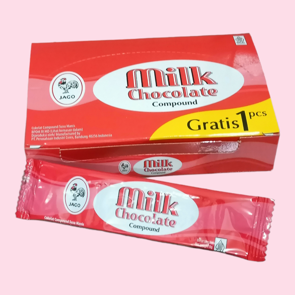 

Delfi JAGO Coklat Milk Bar 8gr [12 pcs/box]
