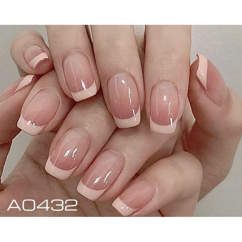french menicure kuku palsu / kupal isi 24 pcs